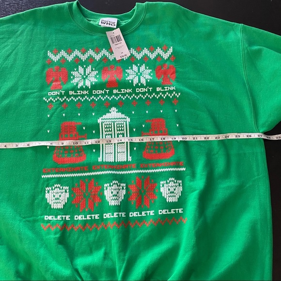 Doctor Who Ugly Holiday Sweater Sweatshirt - Picture 4 of 4